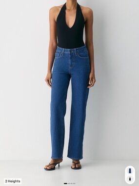 Denim Forum Remy High-Rise Wide Leg Jeans
